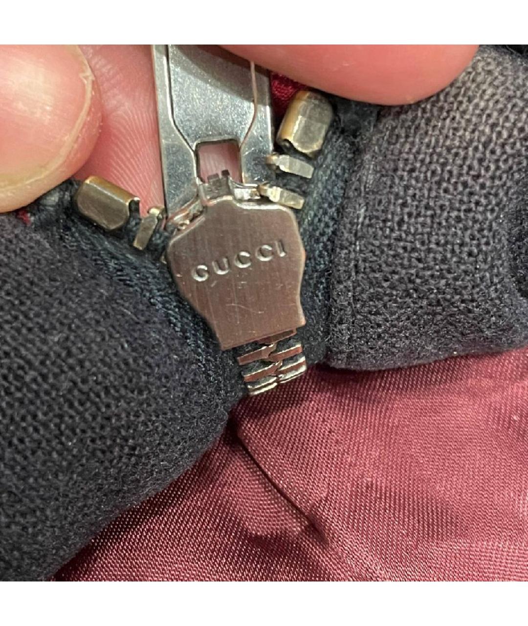 GUCCI Черная шелковая куртка, фото 6