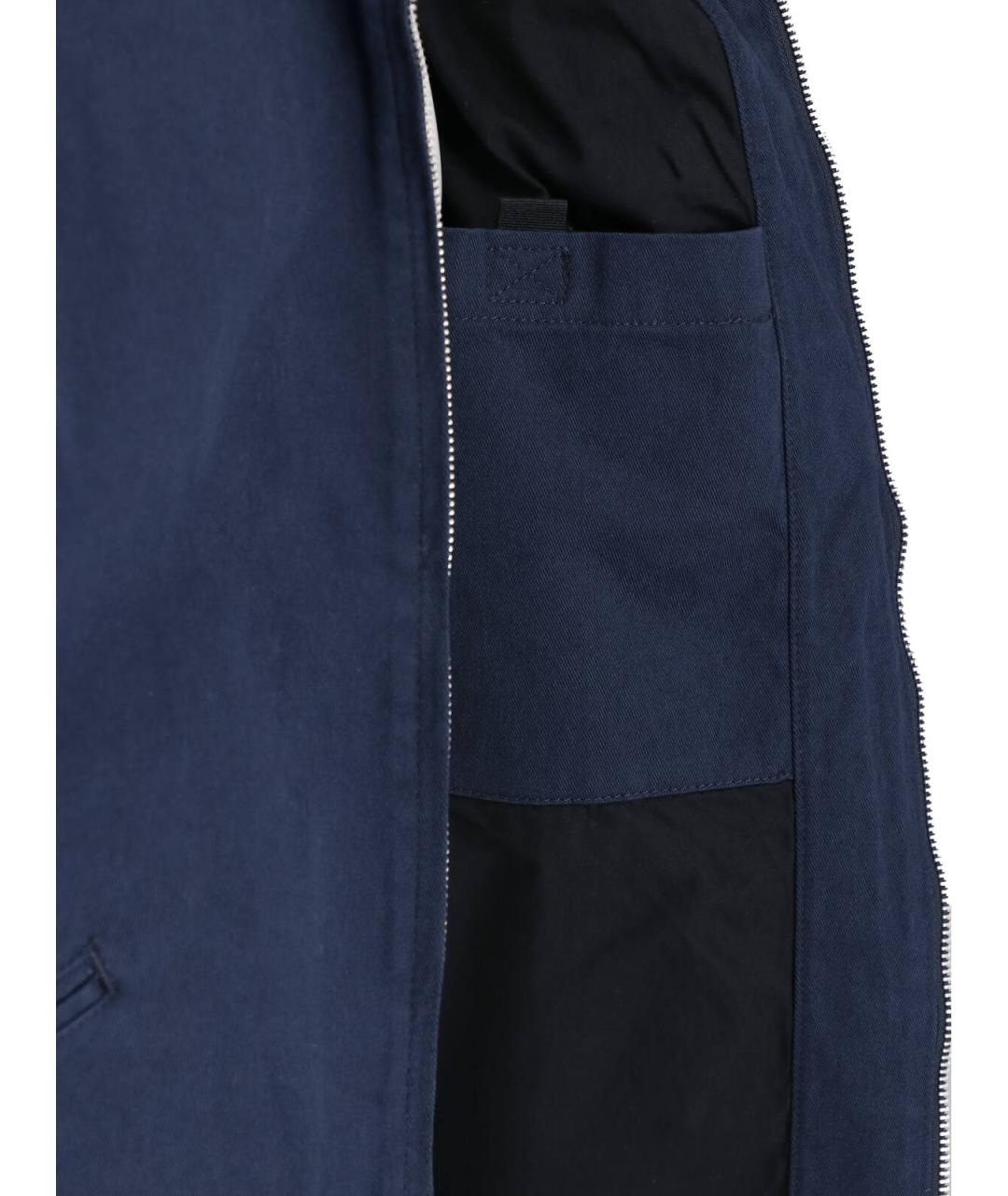 CARHARTT WIP Темно-синяя хлопковая куртка, фото 5