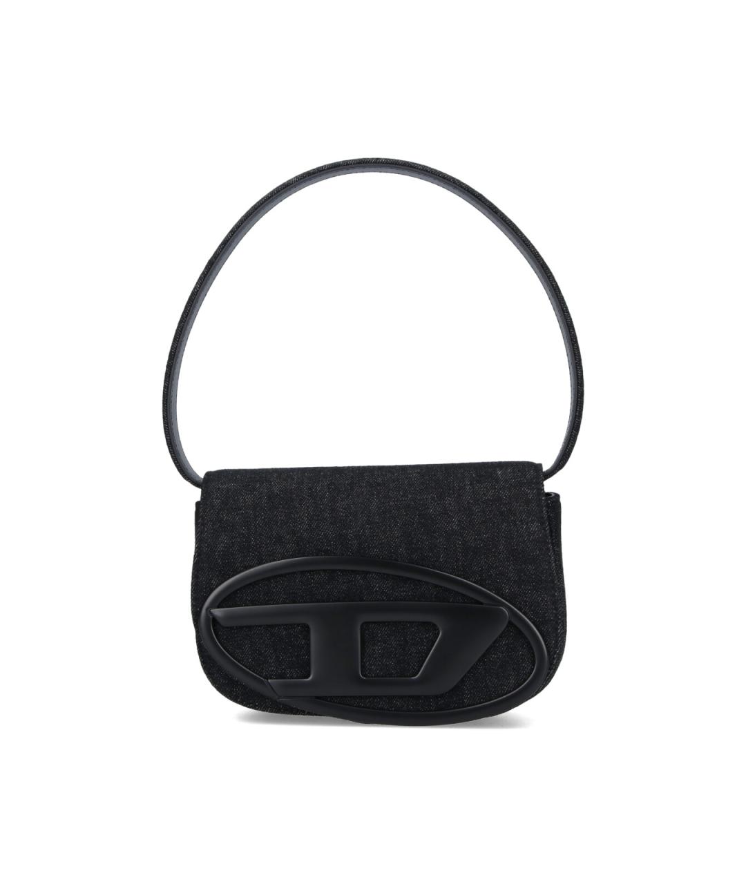 DIESEL Черная хлопковая сумка через плечо, фото 1