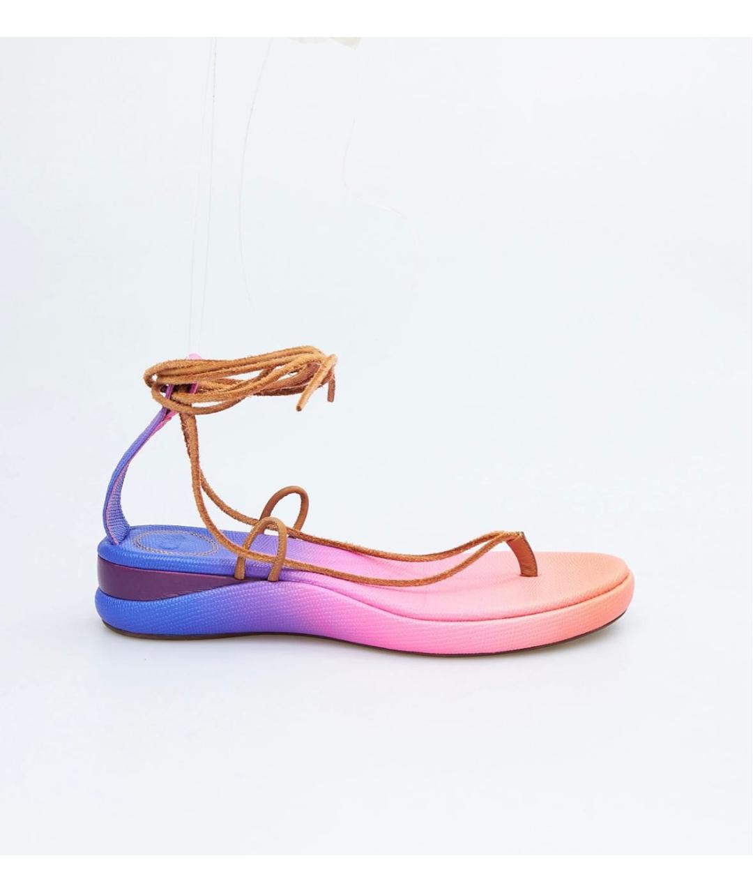 CHLOE Мульти кожаные сандалии, фото 5