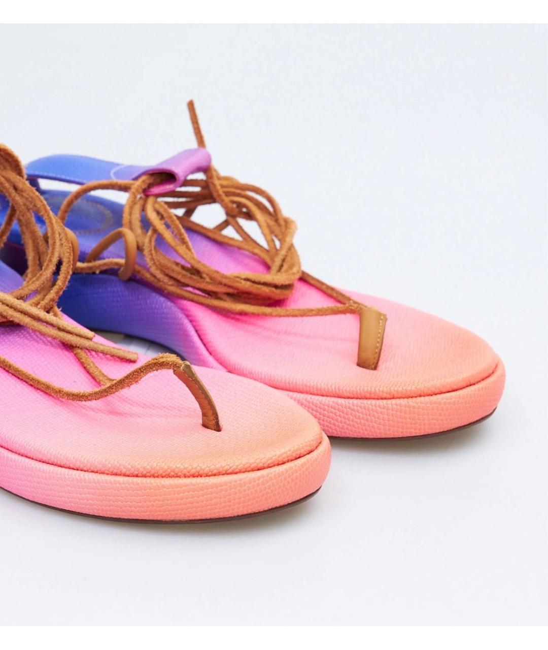 CHLOE Мульти кожаные сандалии, фото 3