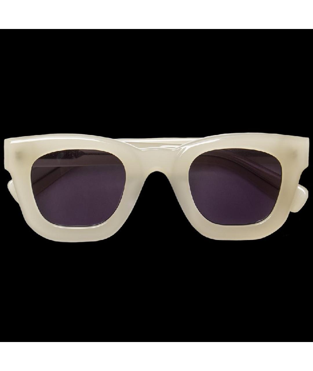 Brain Dead Бежевые пластиковые солнцезащитные очки, фото 5