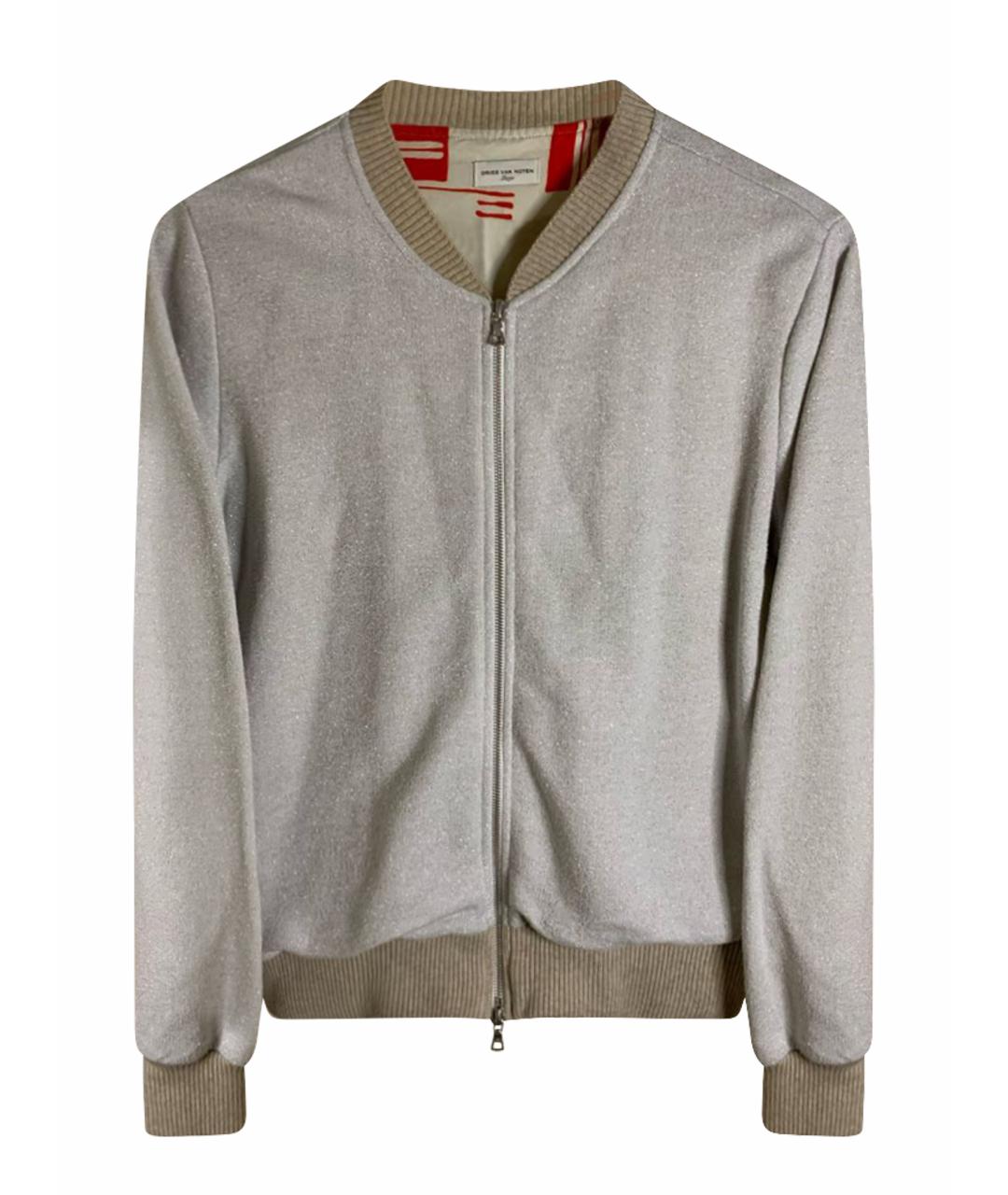 DRIES VAN NOTEN Серая полиэстеровая куртка, фото 1