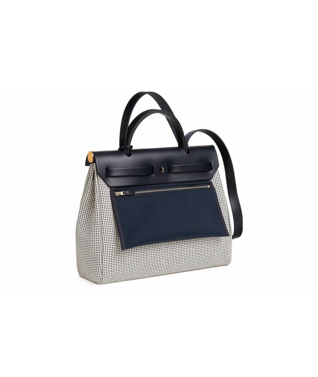 HERMES Тканевая сумка через плечо, фото 6