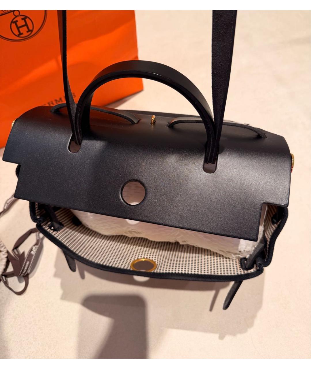 HERMES Тканевая сумка через плечо, фото 2