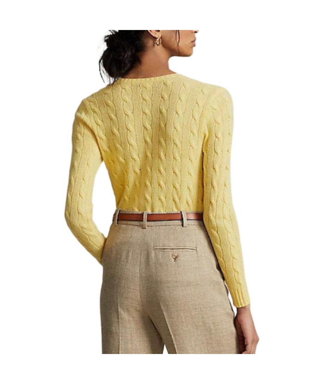 POLO RALPH LAUREN Желтый джемпер / свитер, фото 4