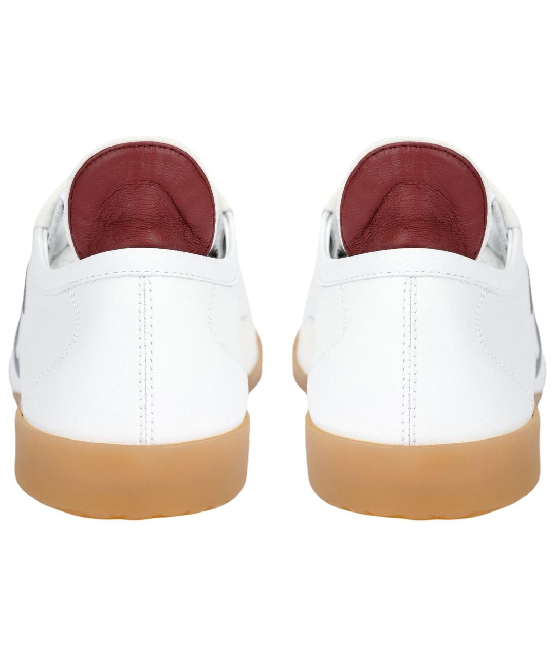 CHANEL Белые кожаные кроссовки, фото 4