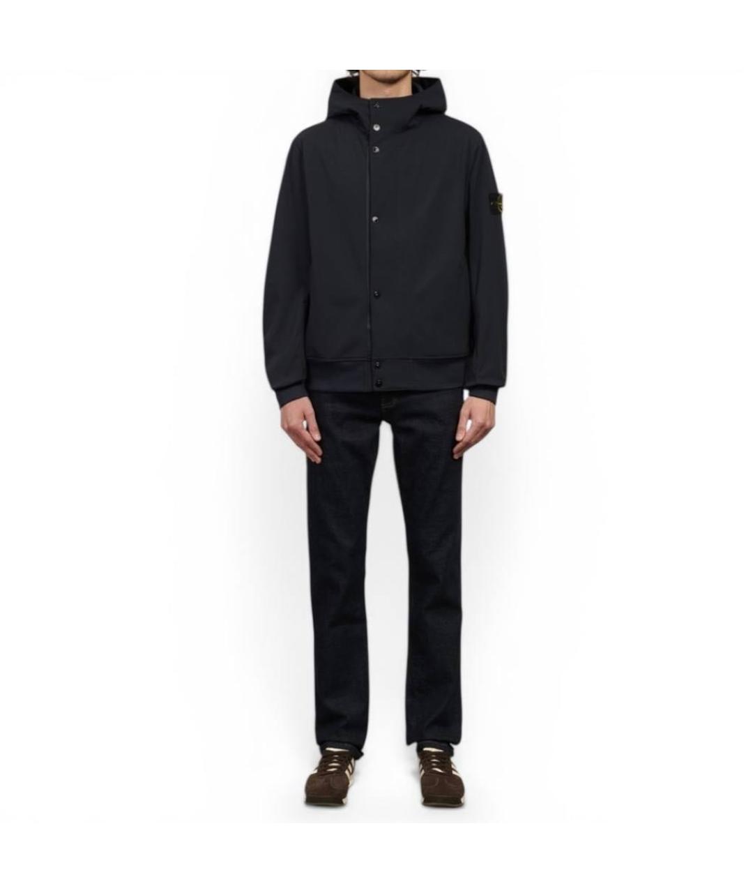 STONE ISLAND Темно-синяя куртка, фото 5