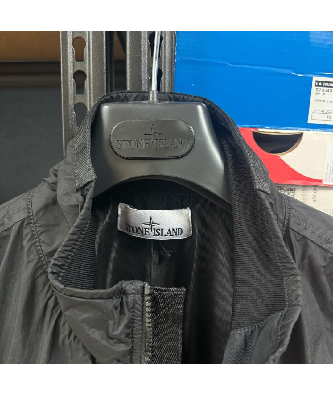 STONE ISLAND Черная куртка, фото 3