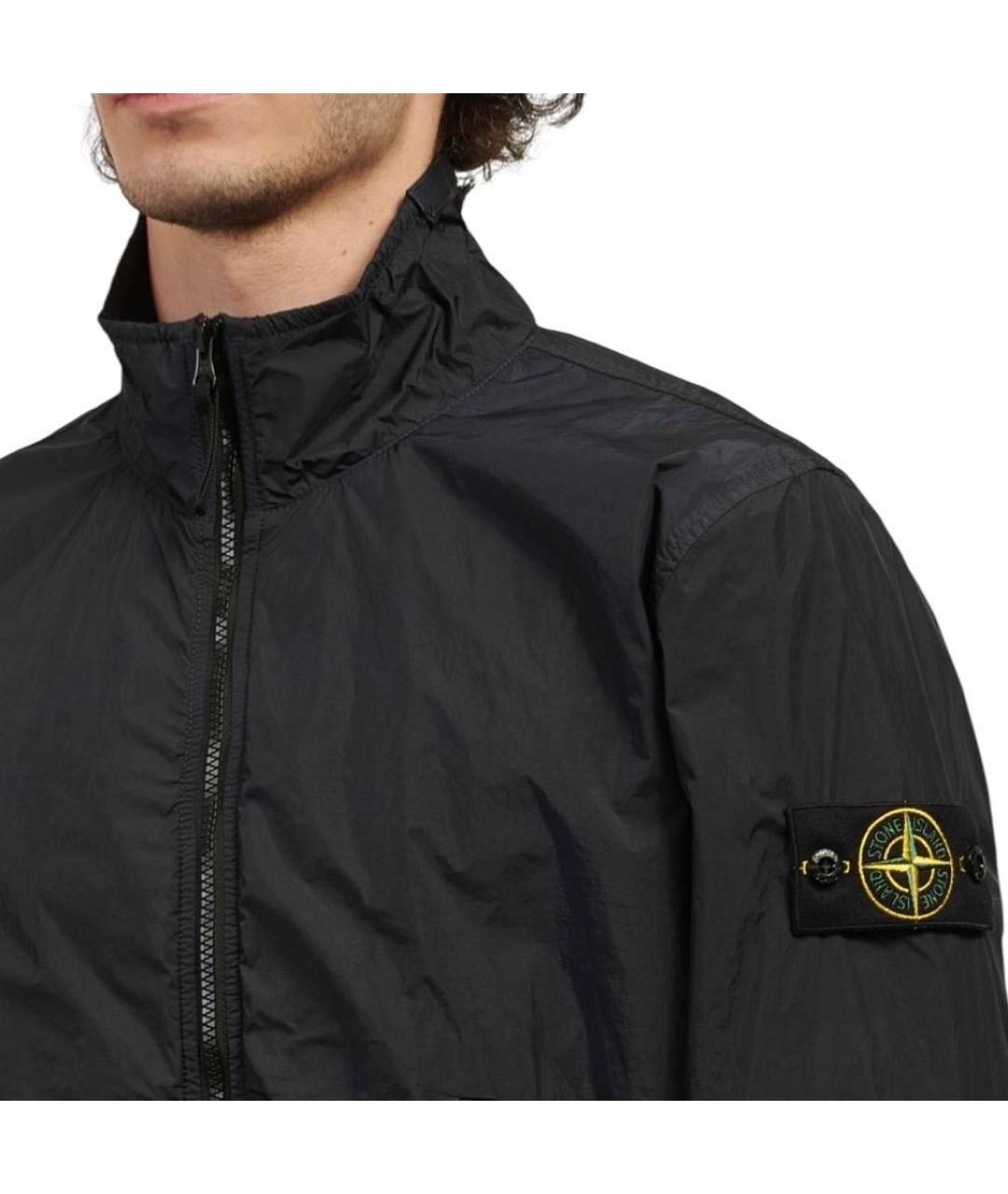 STONE ISLAND Черная куртка, фото 4