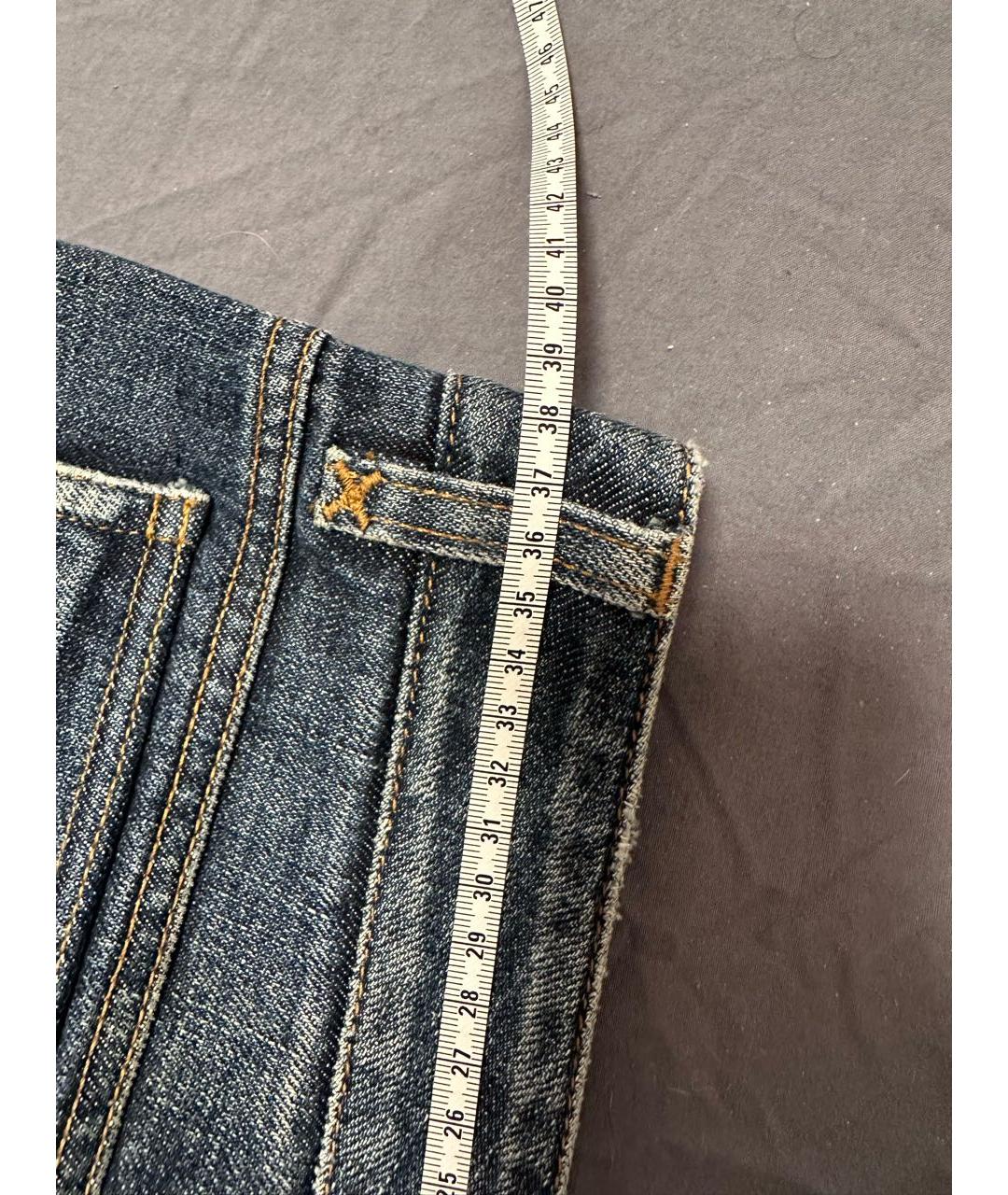 DOLCE&GABBANA Серые хлопковые джинсы клеш, фото 5