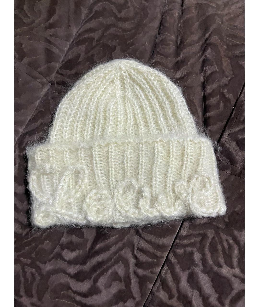 LOEWE Белая шапка, фото 8