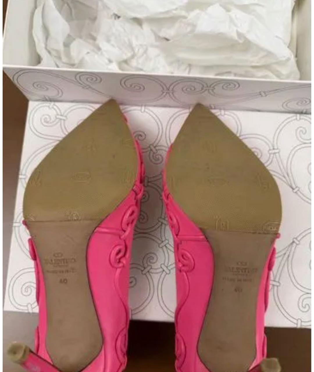 VALENTINO Розовые туфли, фото 4