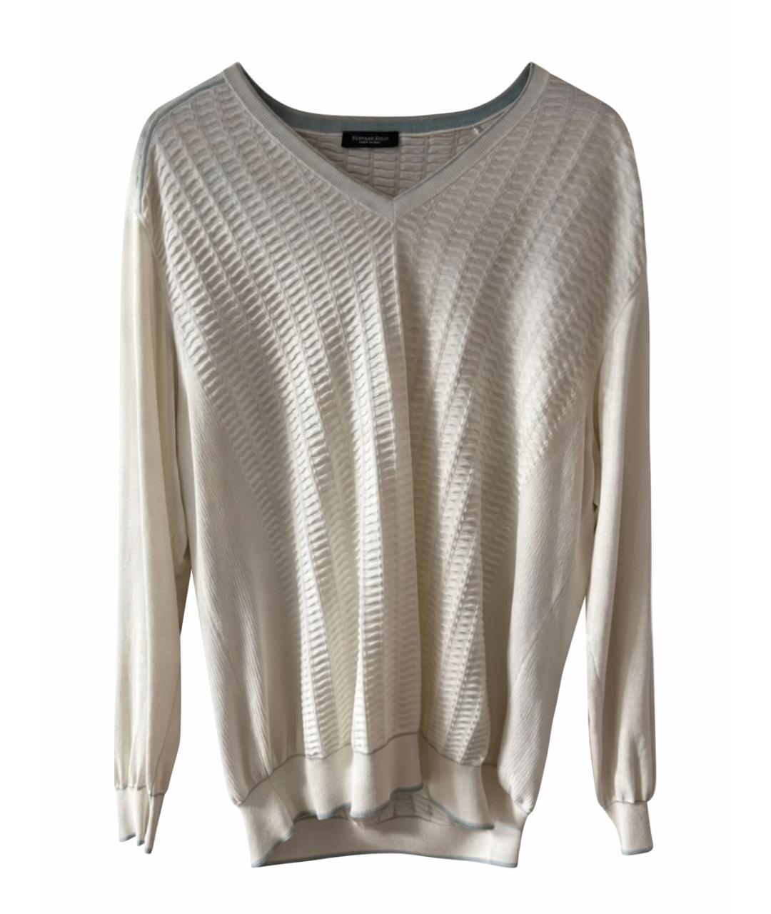 STEFANO RICCI Белый джемпер / свитер, фото 1