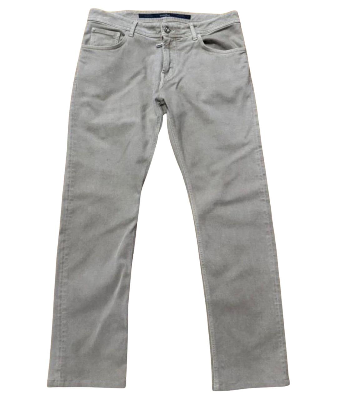 STEFANO RICCI Бежевые хлопковые джинсы, фото 1