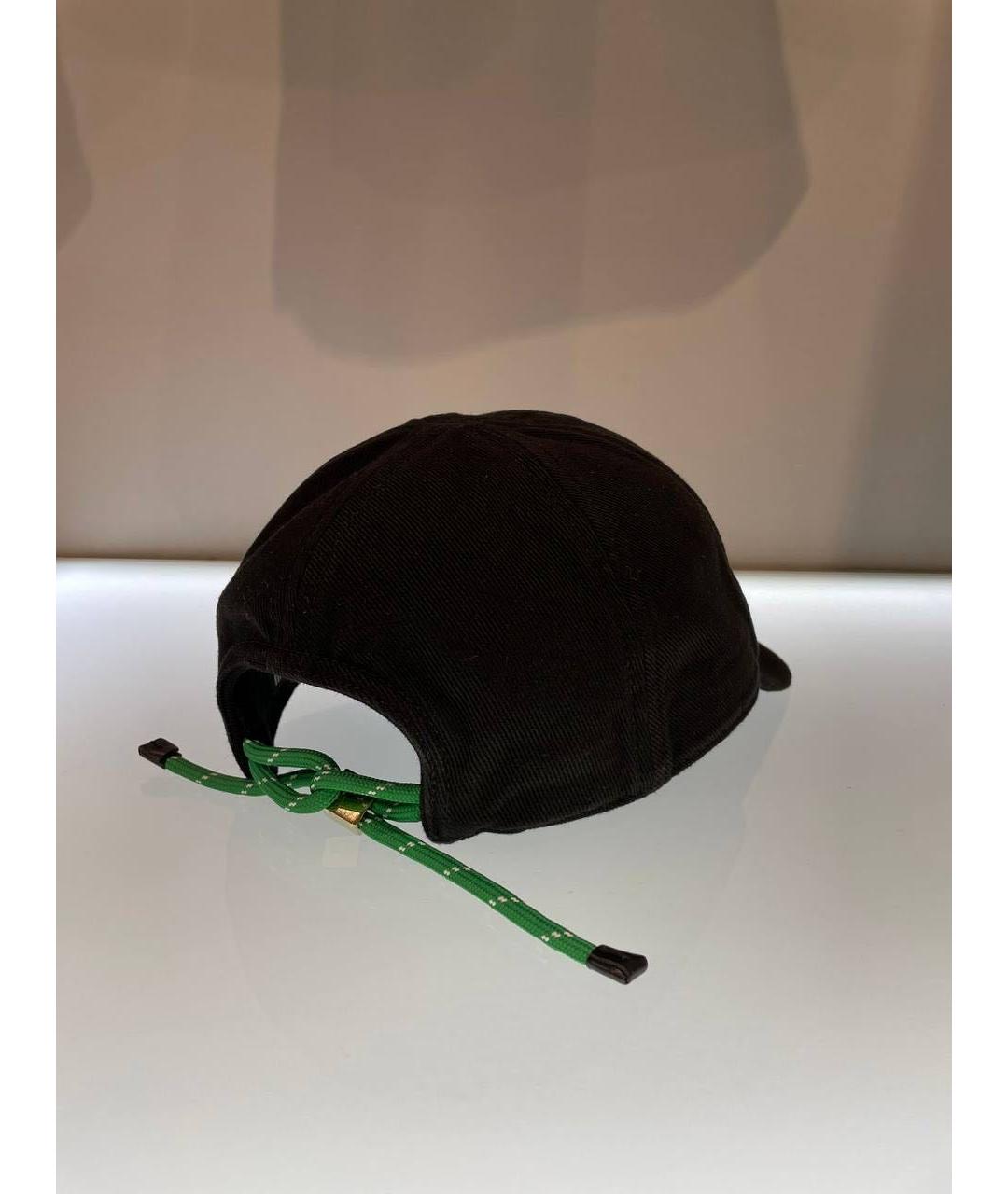 MIU MIU Черная хлопковая кепка, фото 3