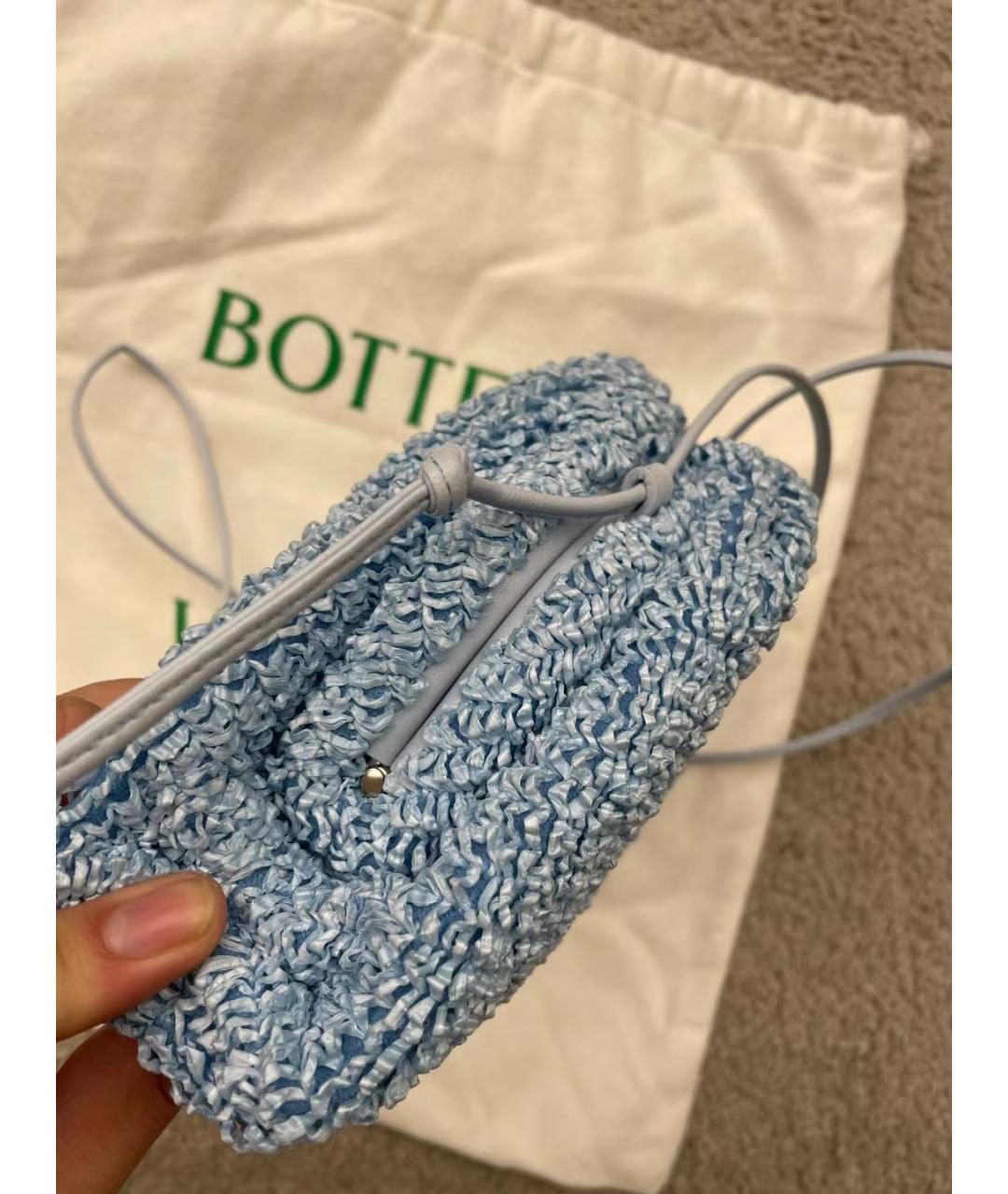 BOTTEGA VENETA Голубая сумка через плечо, фото 4
