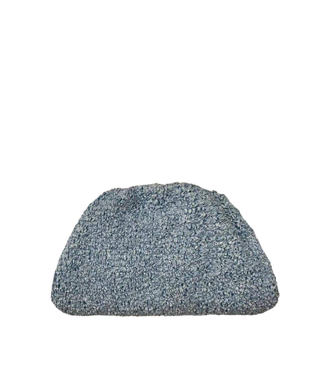 BOTTEGA VENETA Голубая сумка через плечо, фото 1