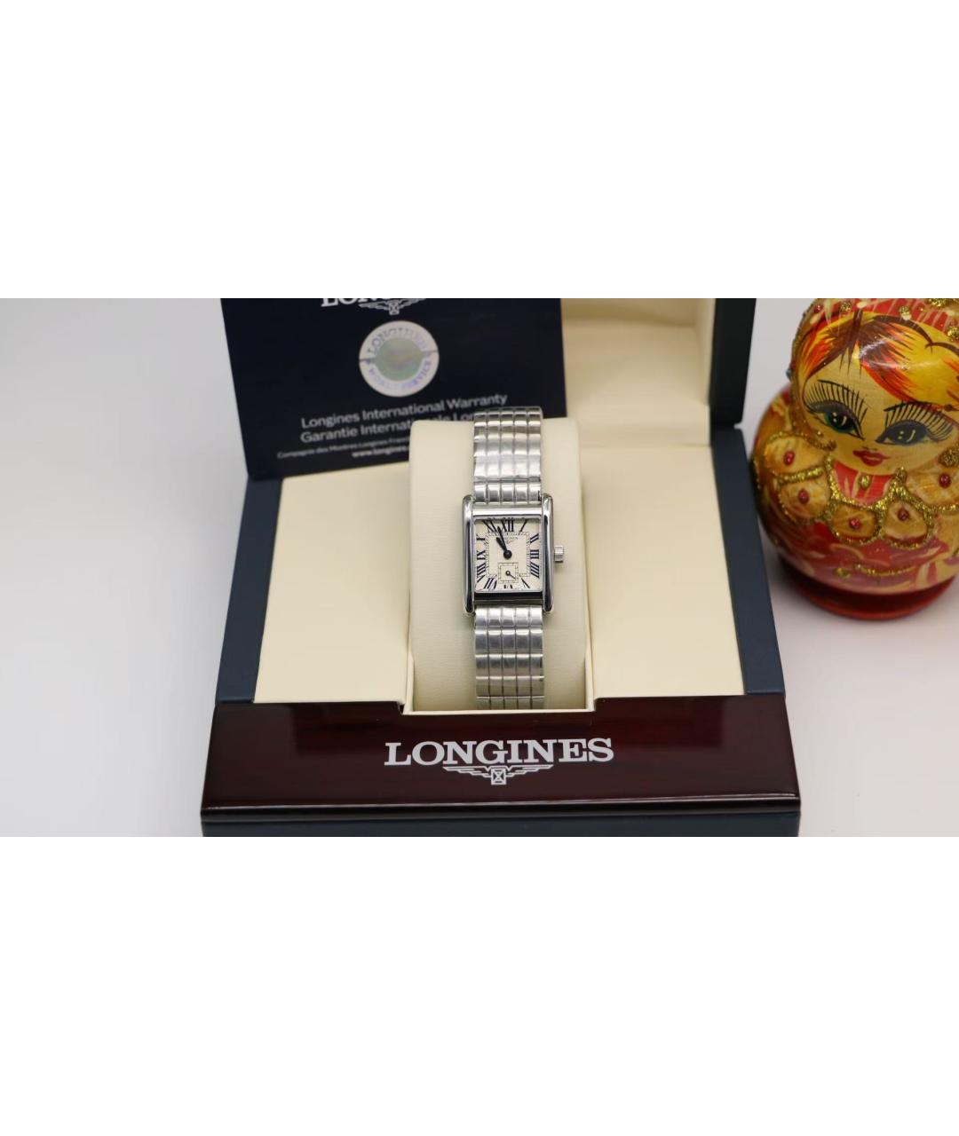 LONGINES Серебряные часы, фото 4