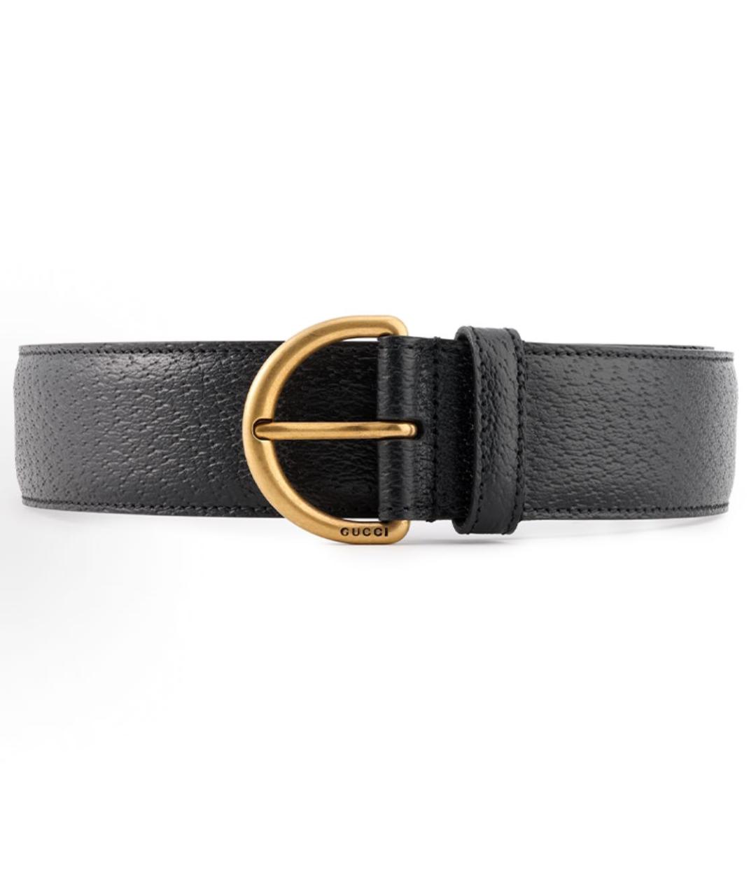 GUCCI Черный кожаный ремень, фото 9