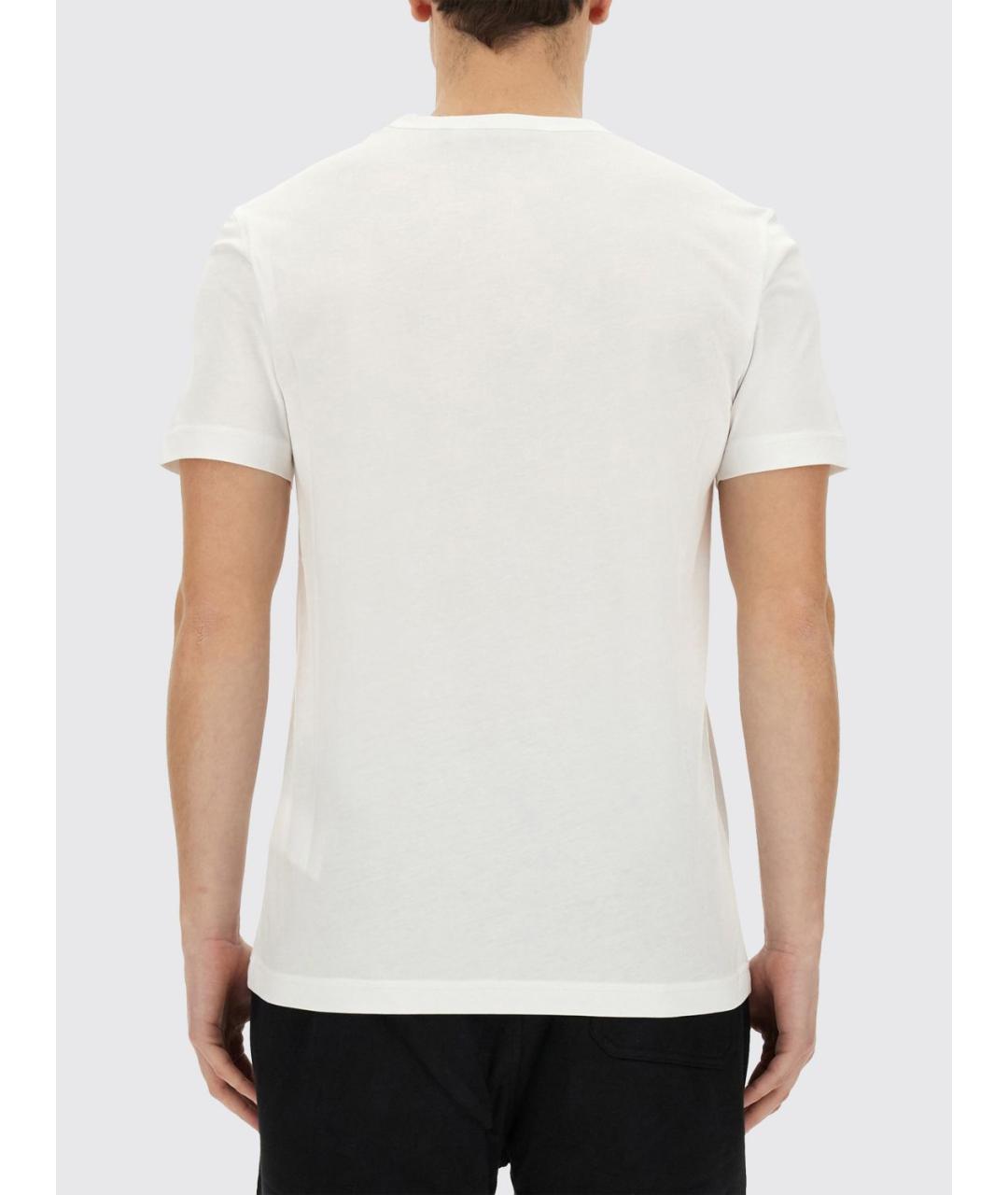 BELSTAFF Белая хлопковая футболка, фото 2