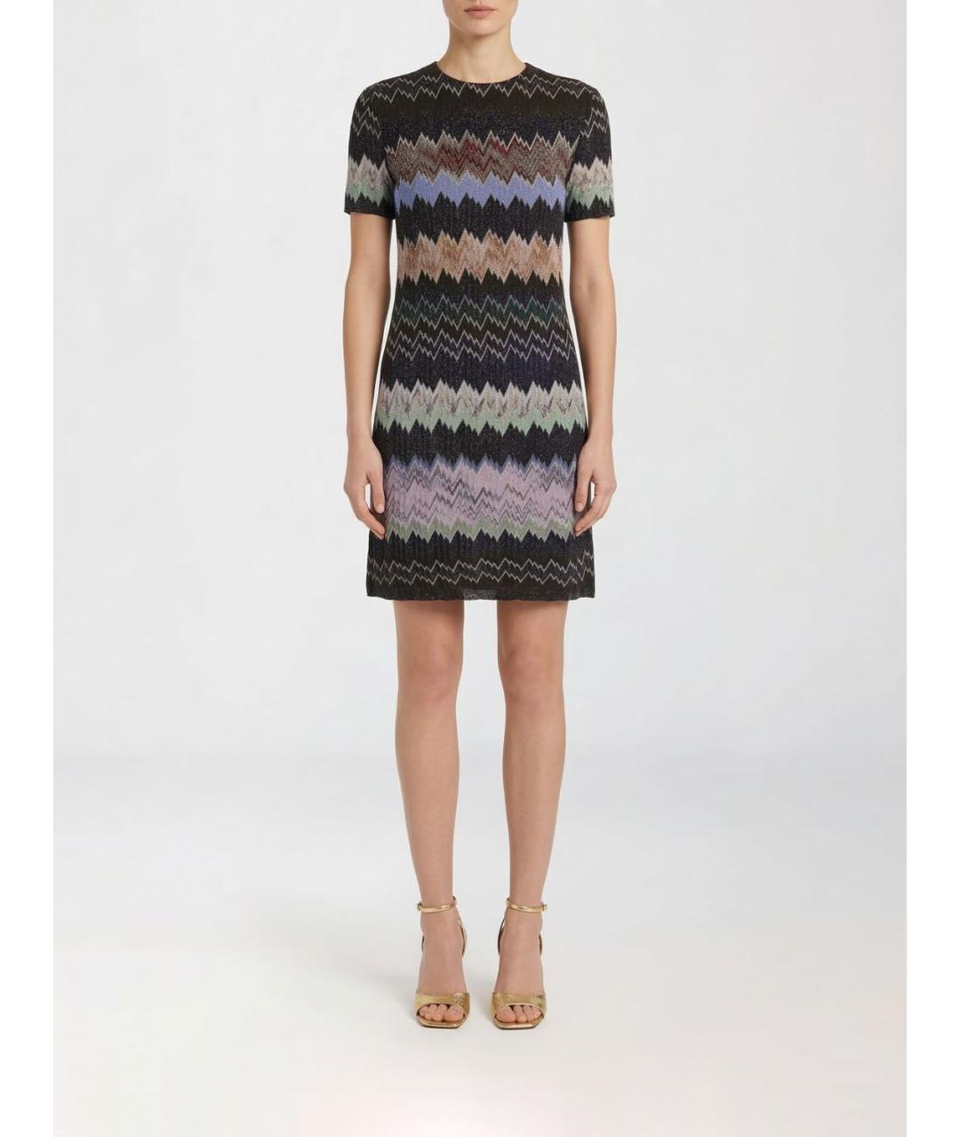 MISSONI Мульти вискозное повседневное платье, фото 2