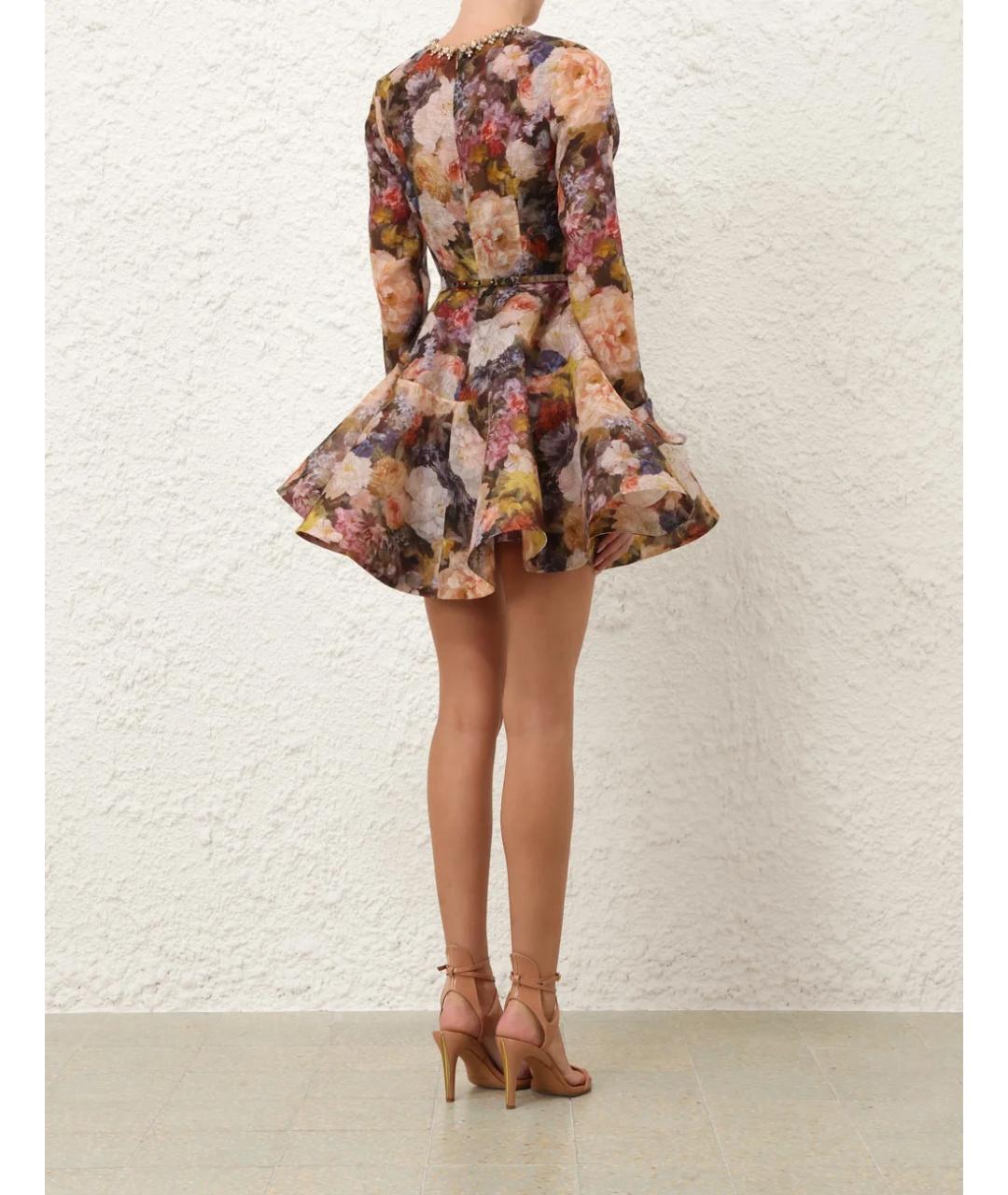 ZIMMERMANN Мульти платье, фото 4