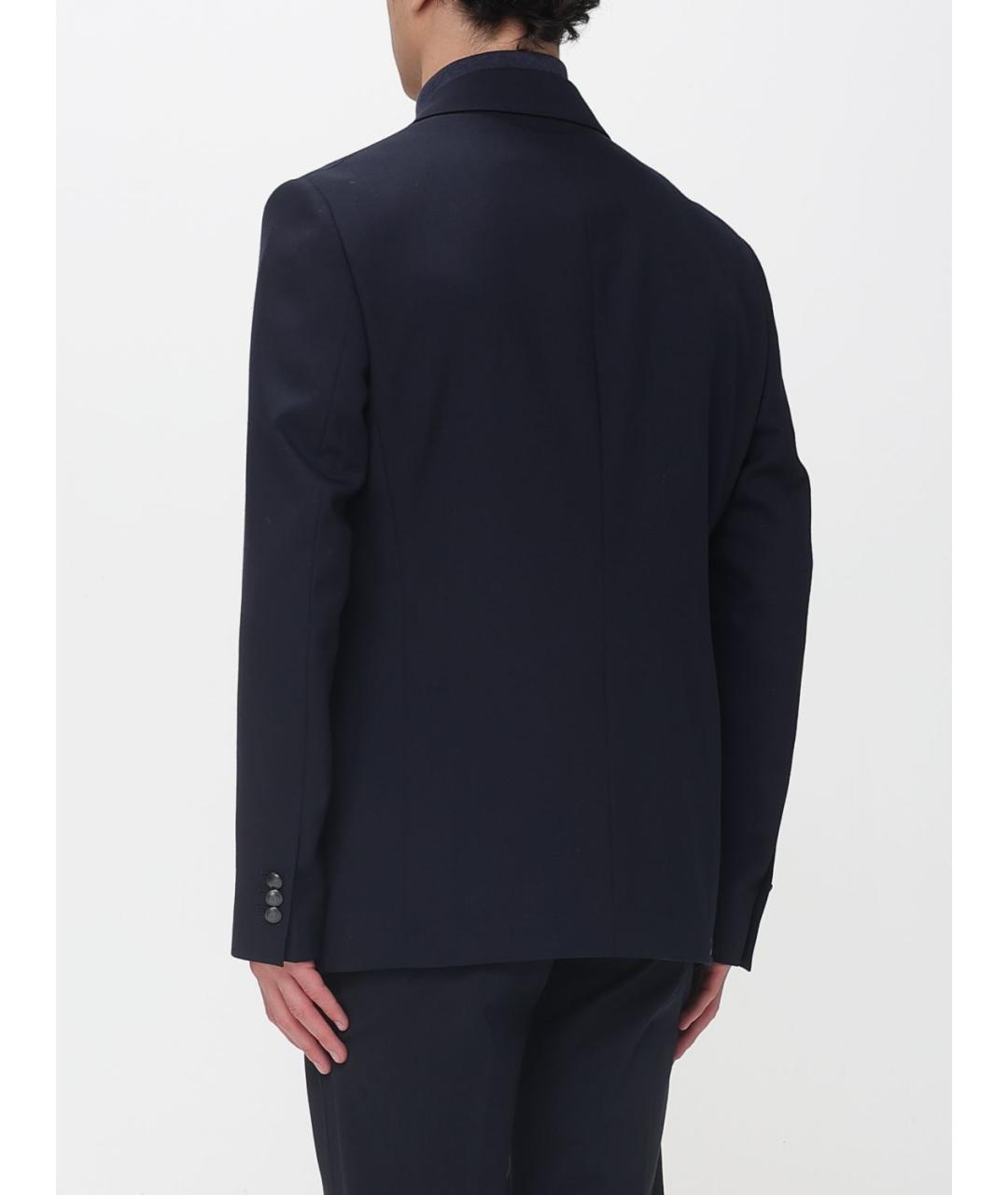 FAY Синий шерстяной пиджак, фото 2