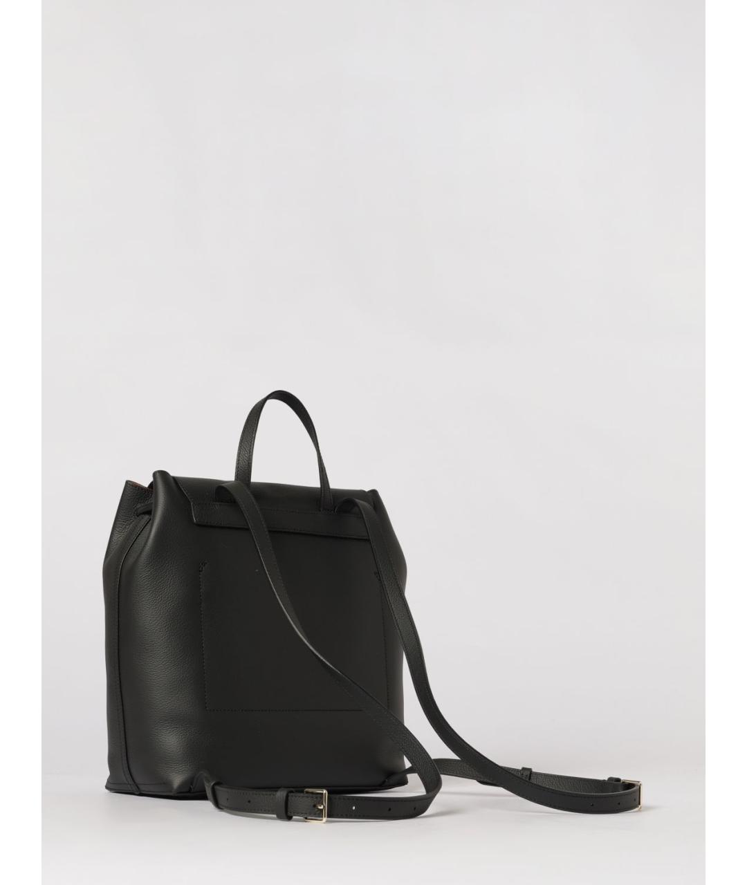 COCCINELLE Черный кожаный рюкзак, фото 2
