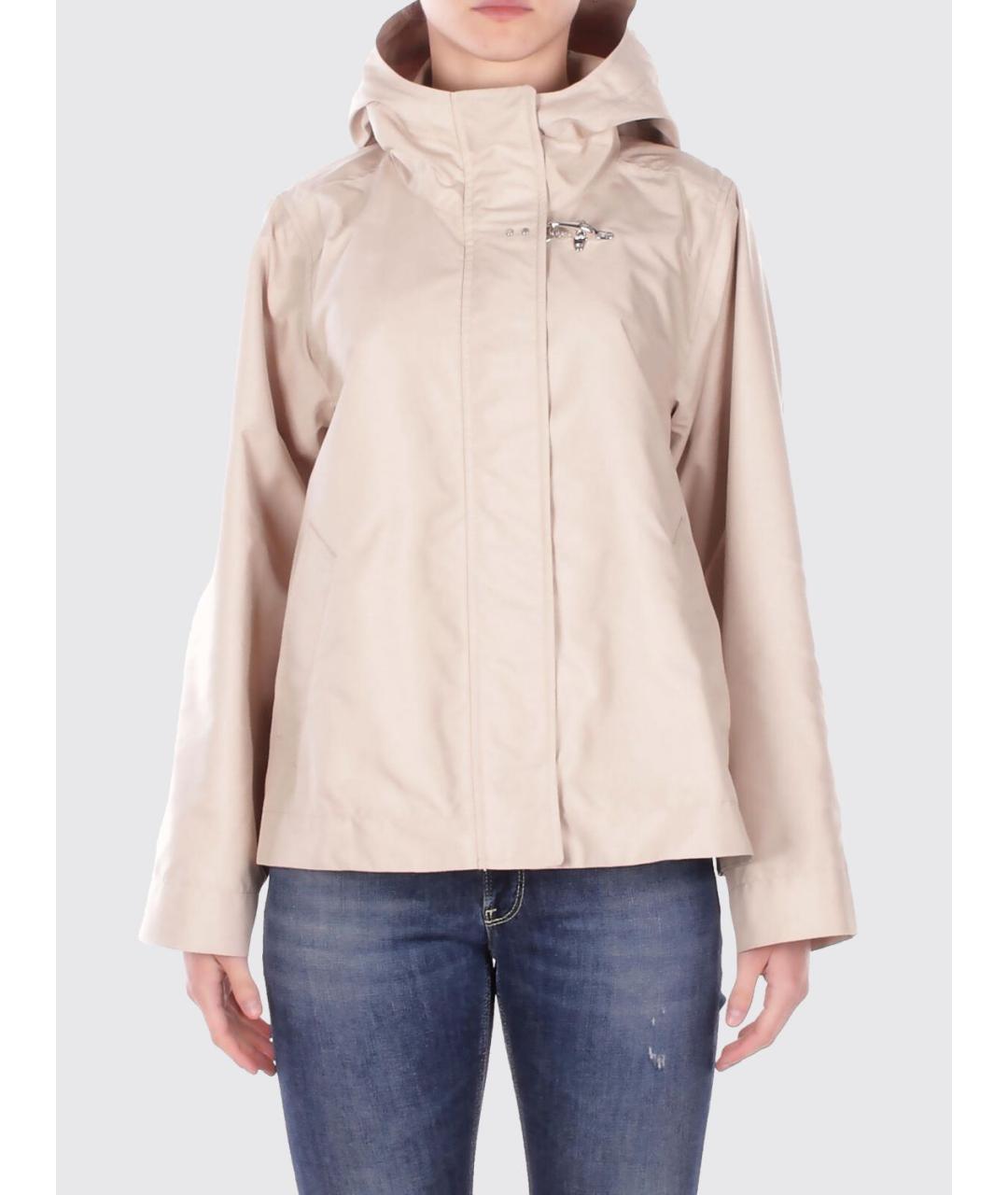 FAY Бежевая полиэстеровая куртка, фото 4