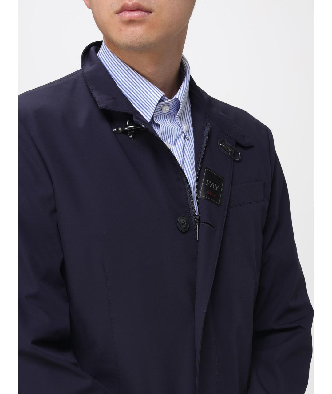 FAY Синяя полиамидовая куртка, фото 4