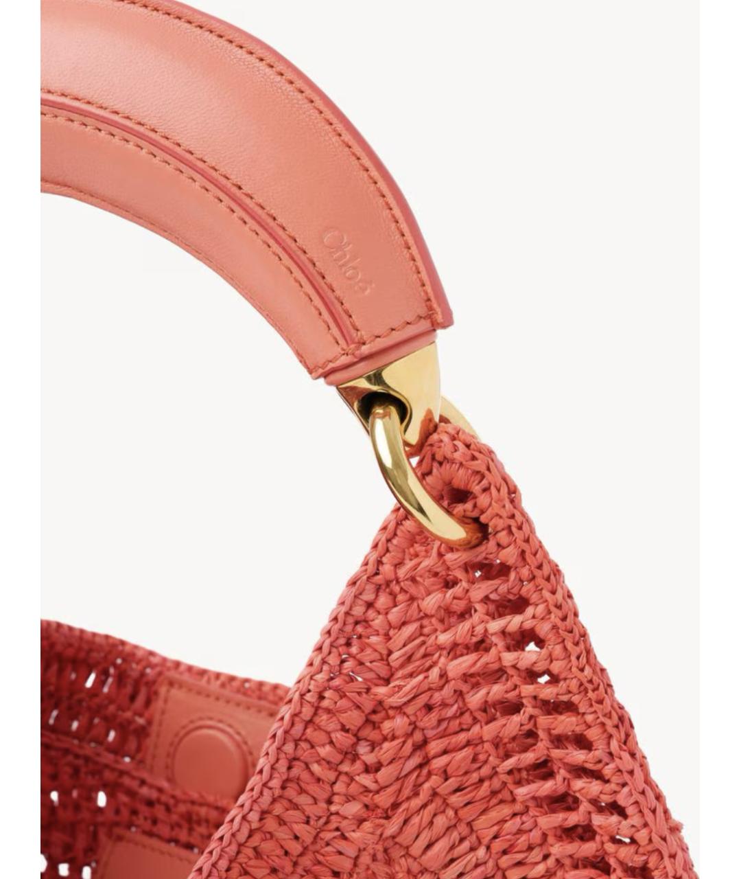 CHLOE Коралловая сумка через плечо, фото 6