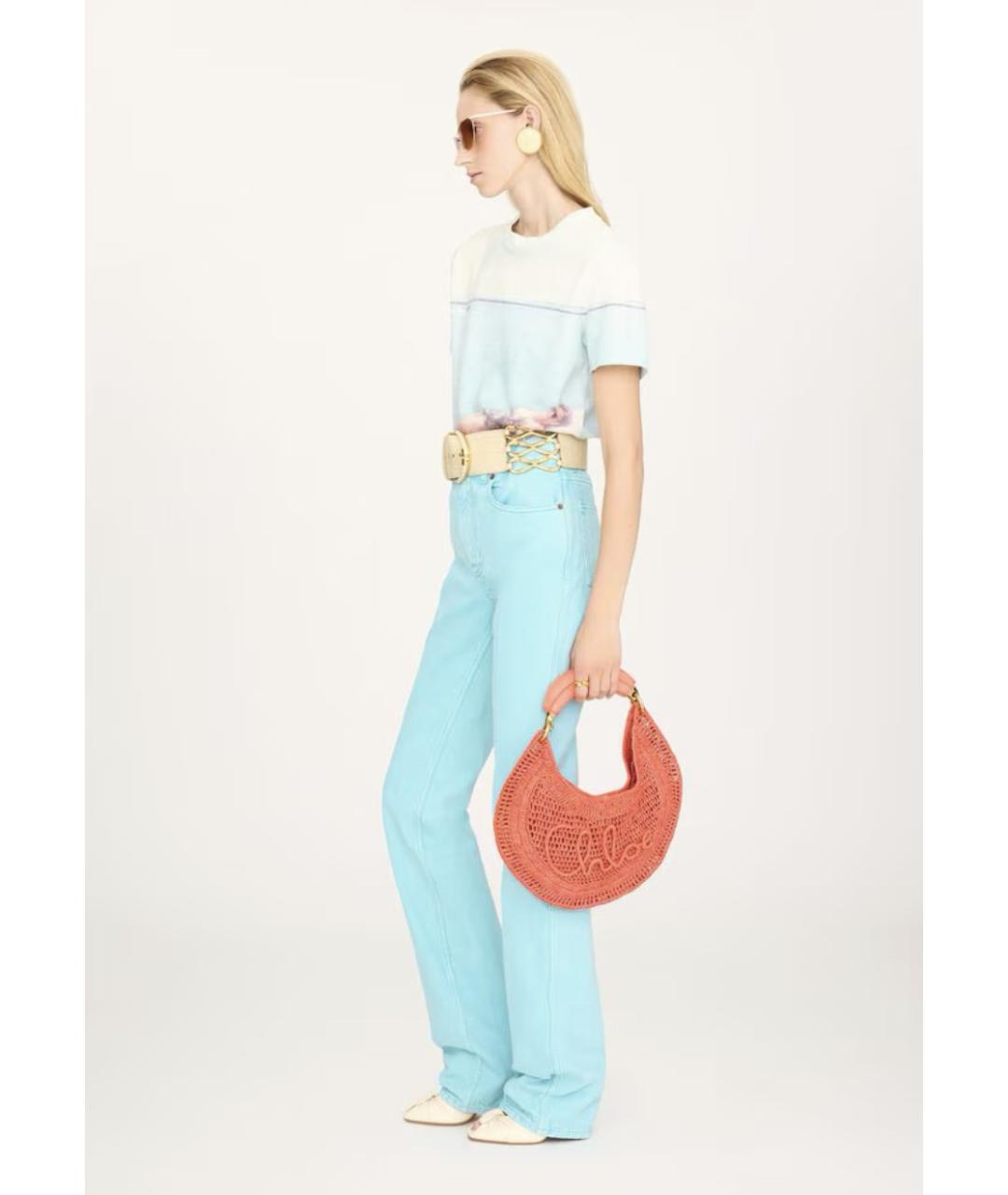 CHLOE Коралловая сумка через плечо, фото 7