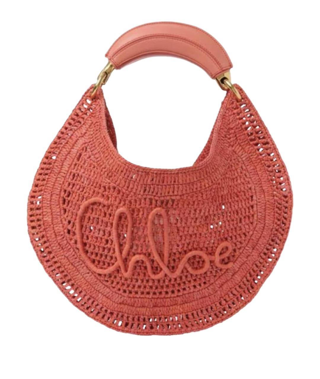 CHLOE Коралловая сумка через плечо, фото 1