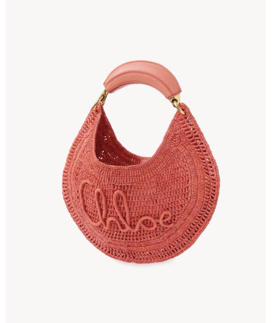 CHLOE Коралловая сумка через плечо, фото 3