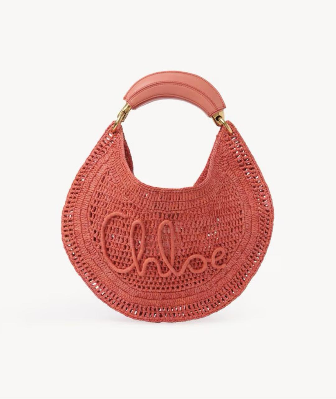 CHLOE Коралловая сумка через плечо, фото 8