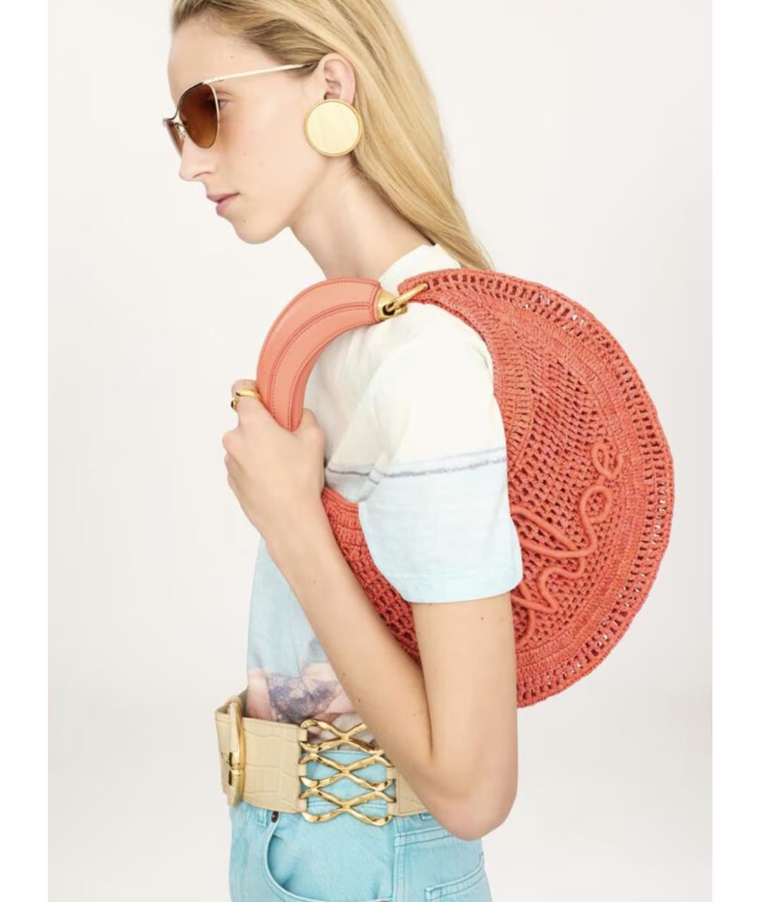 CHLOE Коралловая сумка через плечо, фото 2