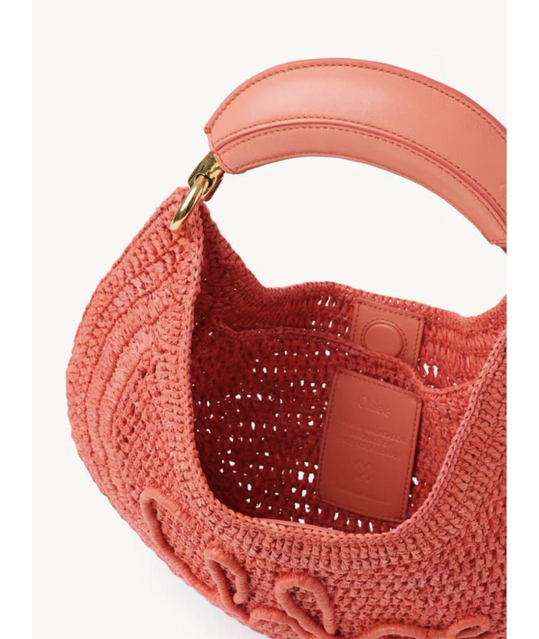 CHLOE Коралловая сумка через плечо, фото 5