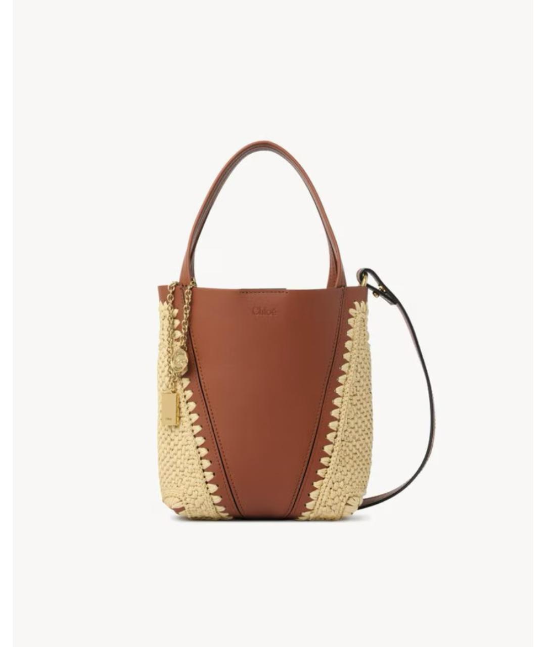 CHLOE Коричневая сумка тоут, фото 8