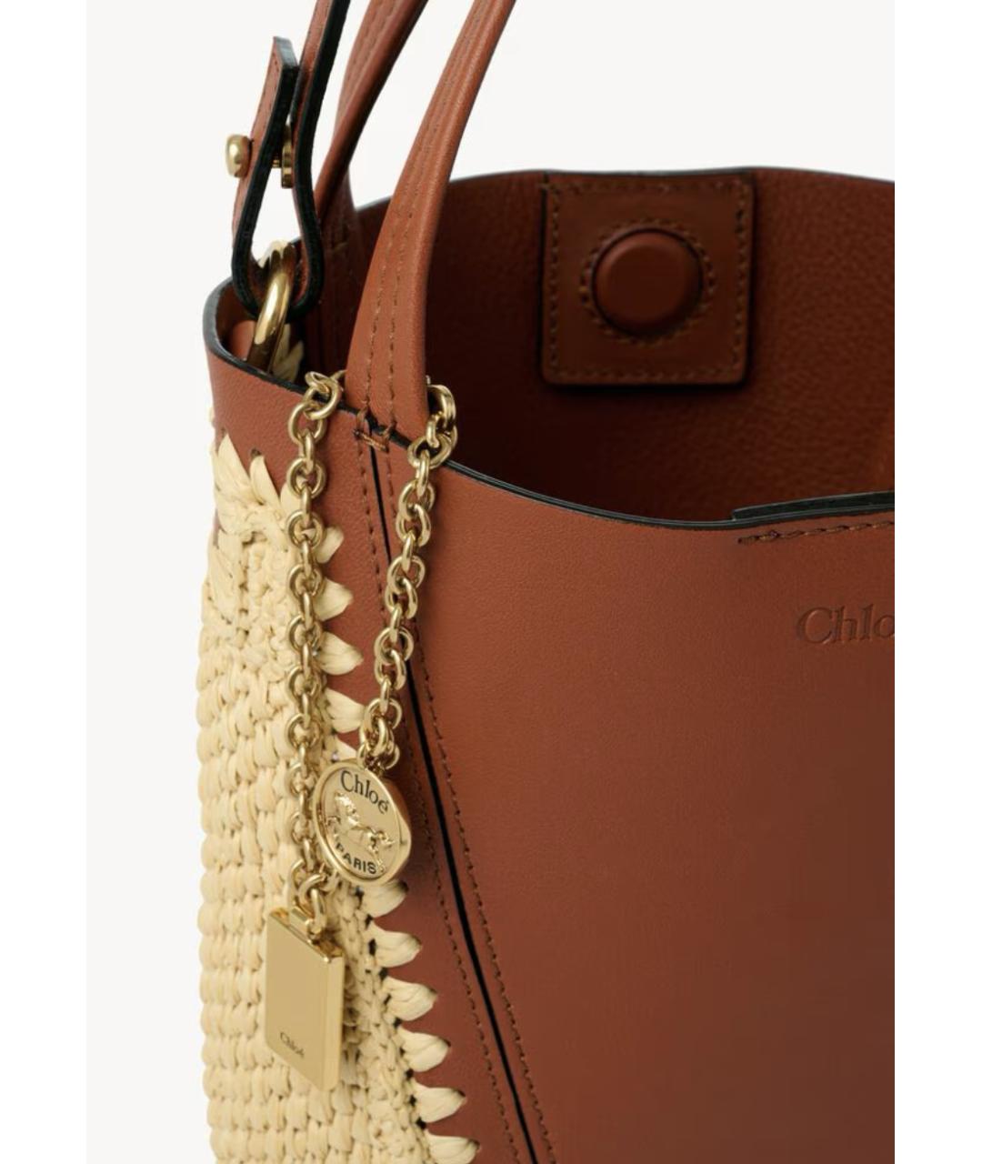 CHLOE Коричневая сумка тоут, фото 6