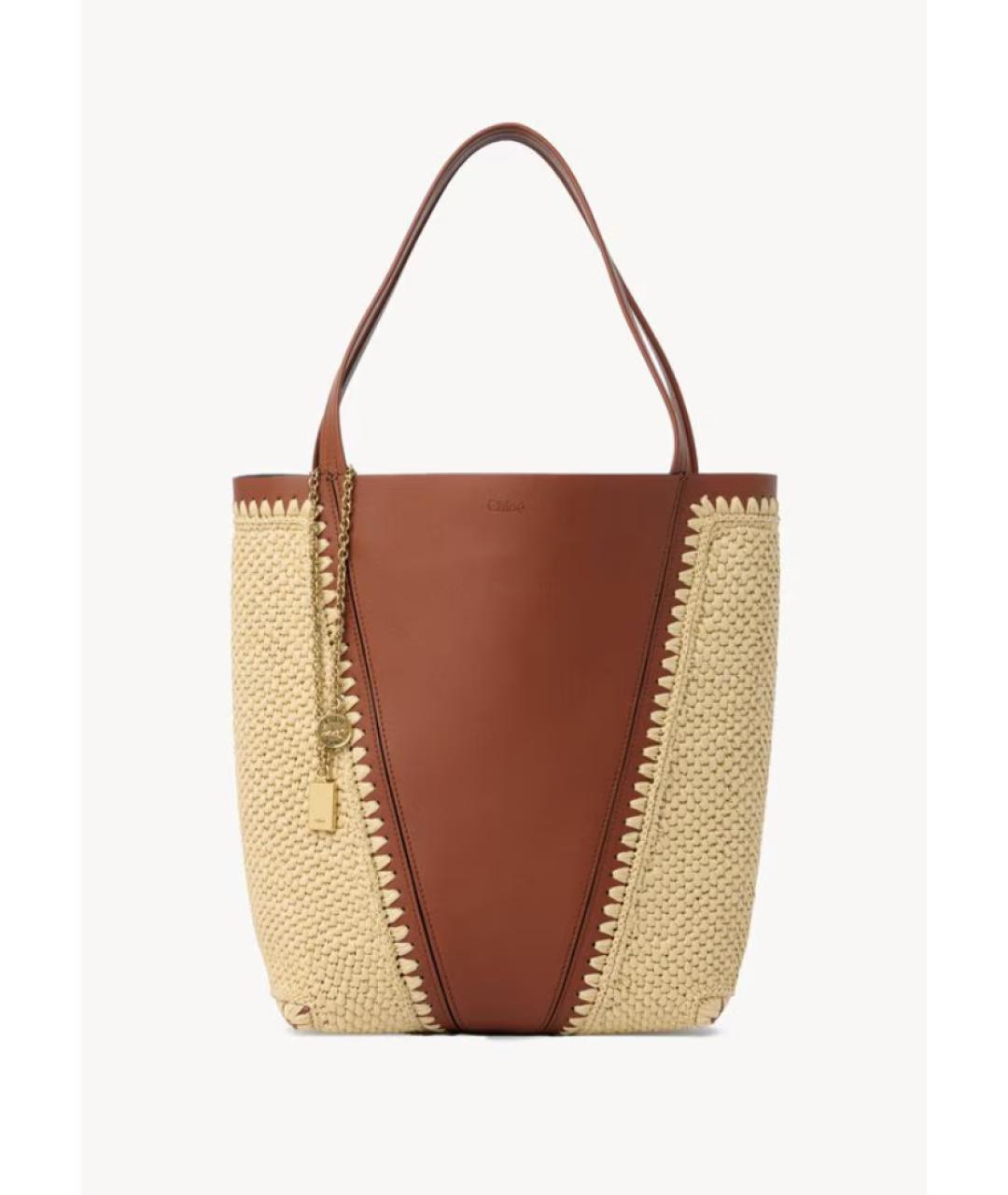 CHLOE Коричневая сумка тоут, фото 8