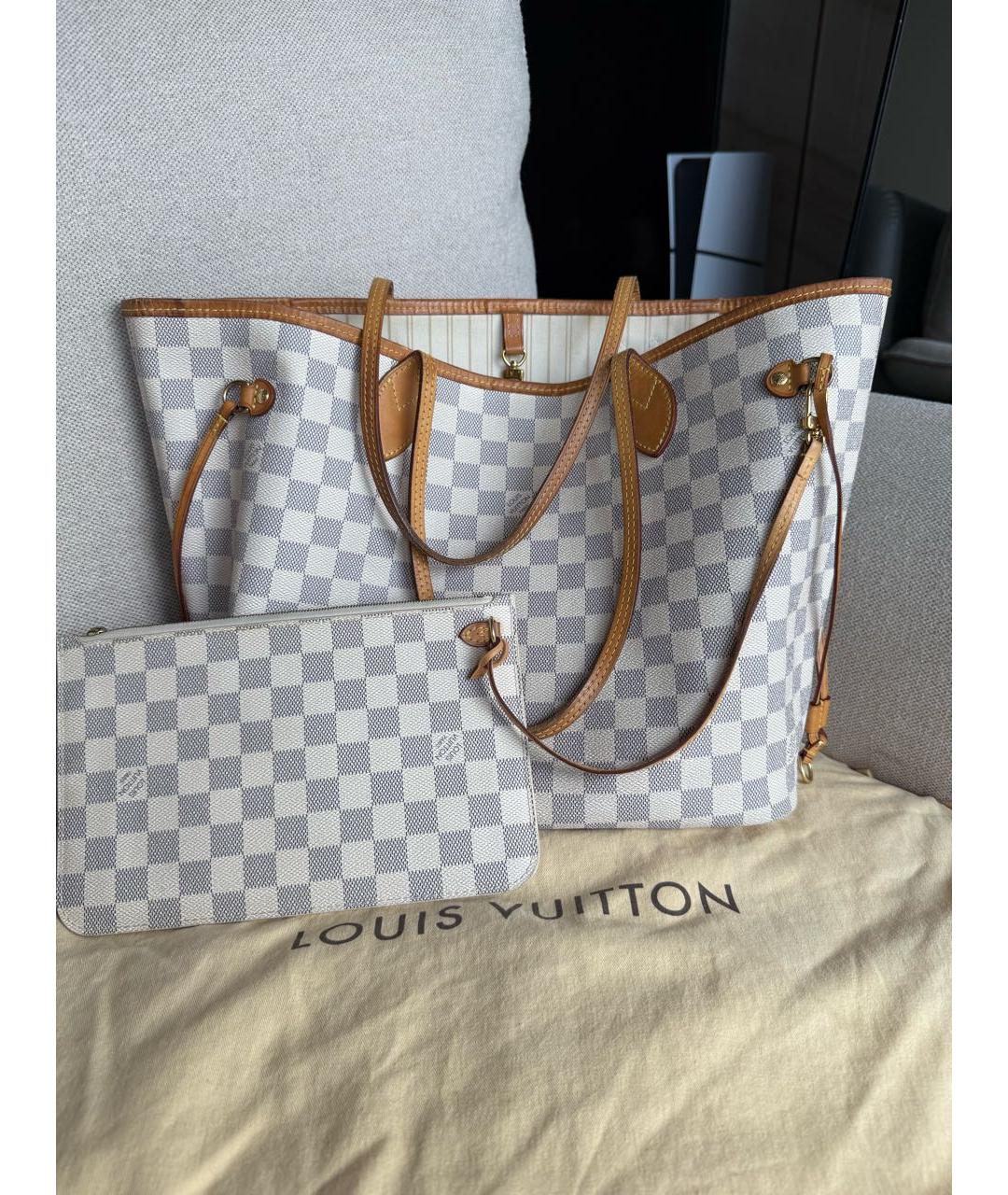 LOUIS VUITTON Белая сумка тоут, фото 2