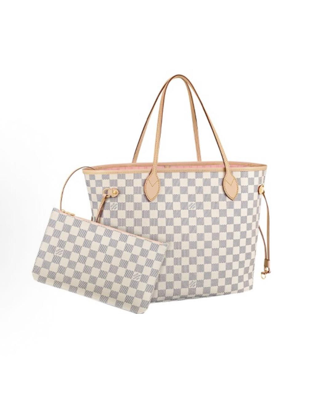 LOUIS VUITTON Белая сумка тоут, фото 9