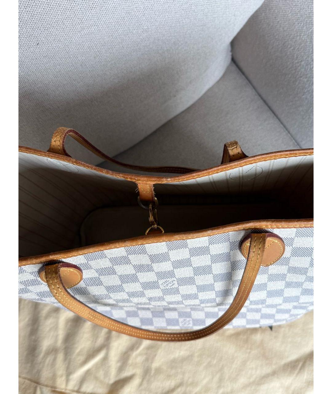 LOUIS VUITTON Белая сумка тоут, фото 6