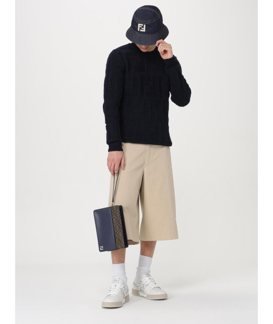 FENDI Синяя папка для документов, фото 2