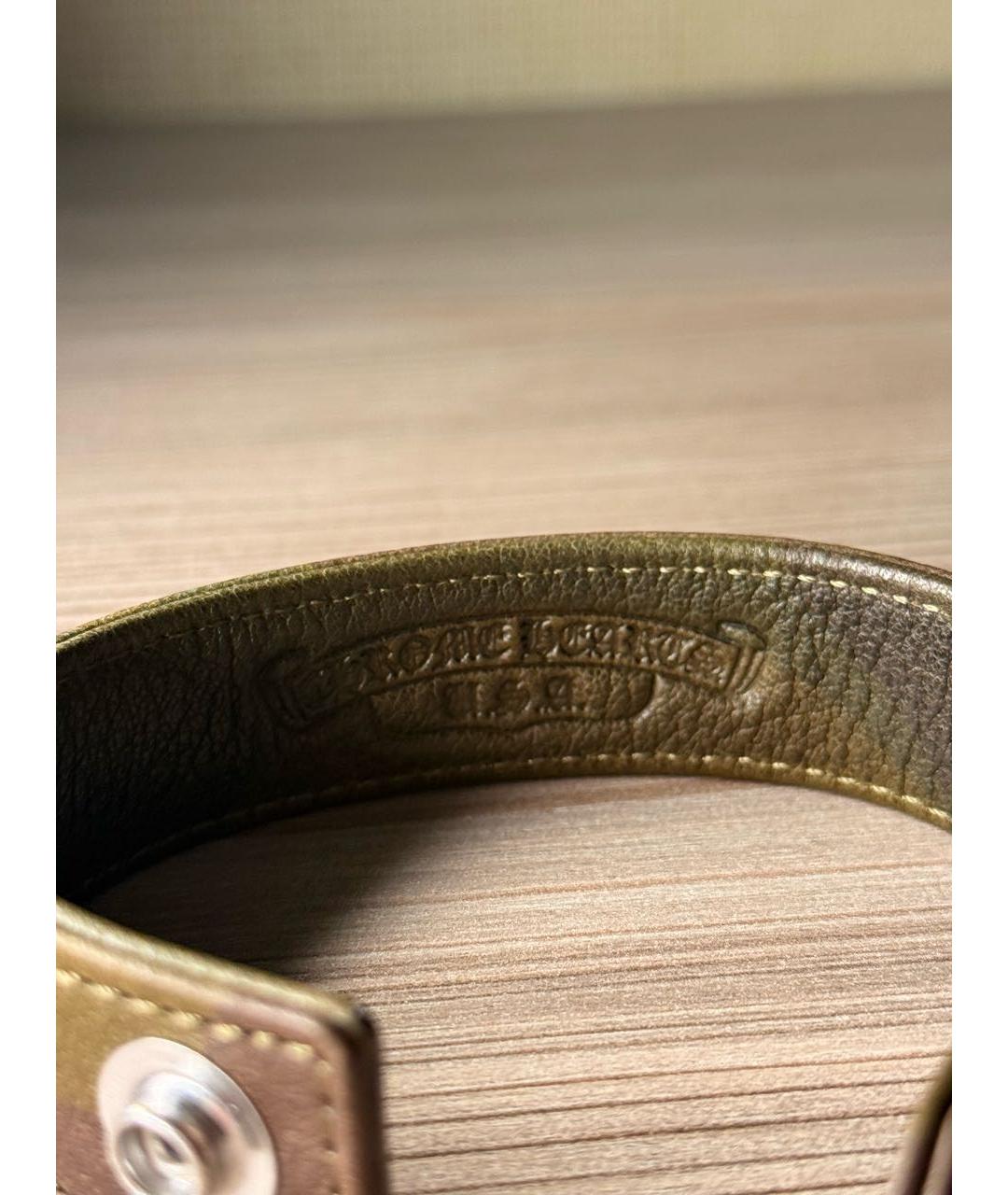 CHROME HEARTS Хаки серебряный браслет, фото 6