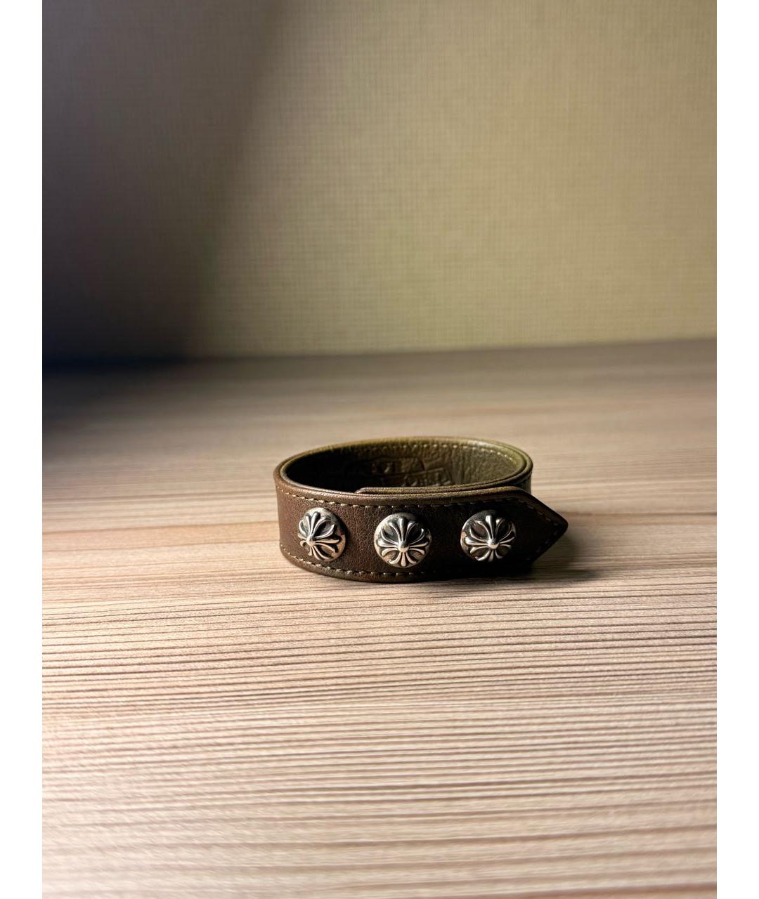 CHROME HEARTS Хаки серебряный браслет, фото 7