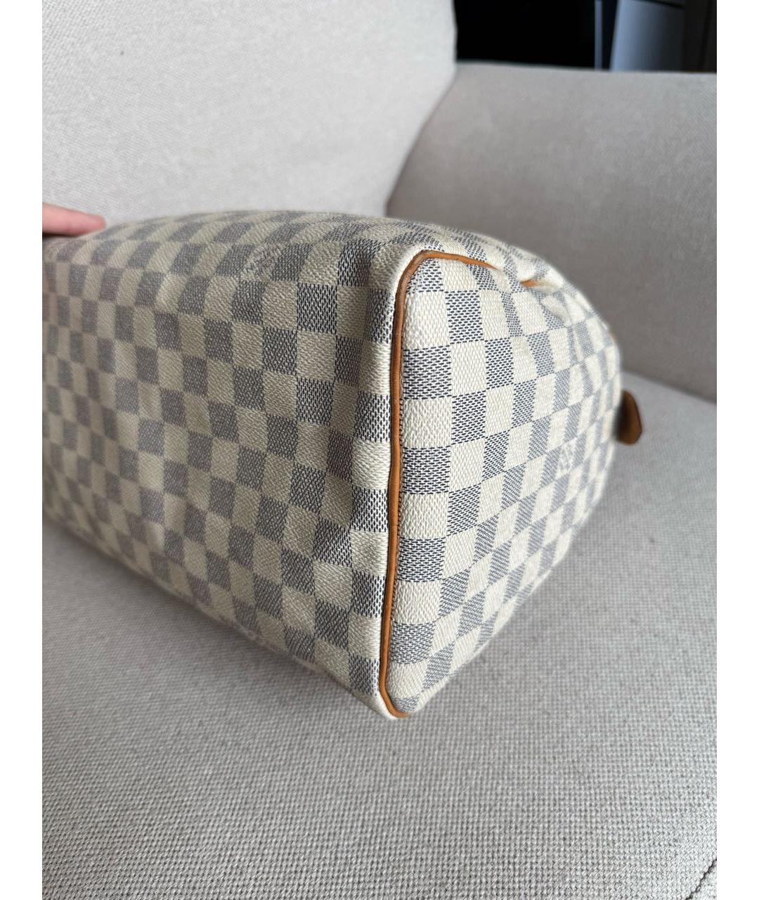 LOUIS VUITTON Белая сумка с короткими ручками, фото 7