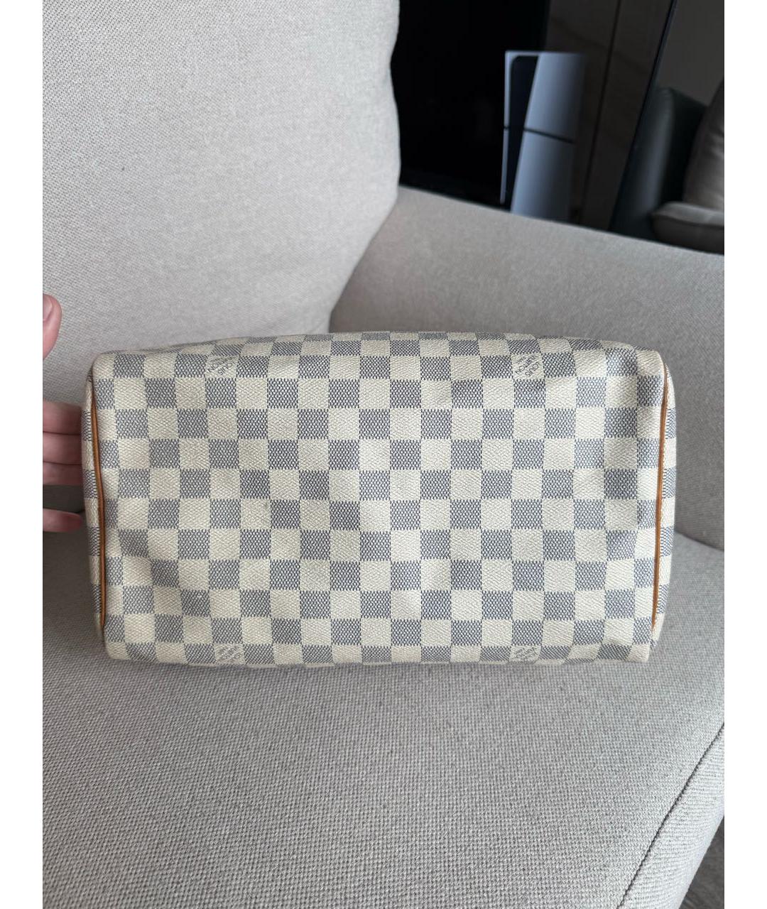 LOUIS VUITTON Белая сумка с короткими ручками, фото 5