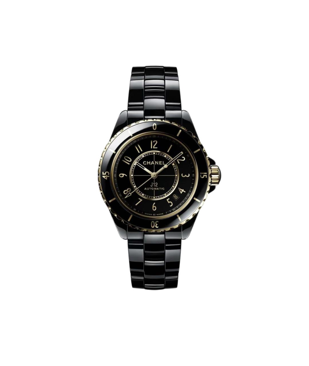 CHANEL Черные часы, фото 7